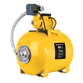 Bomba hidroneumática 1/2 HP, 50 litros, Pretul HIDR-1/2X50P