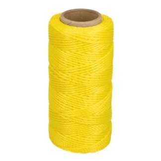 Carrete con 65 m de hilo para albañil amarillo, Truper HIL-65A