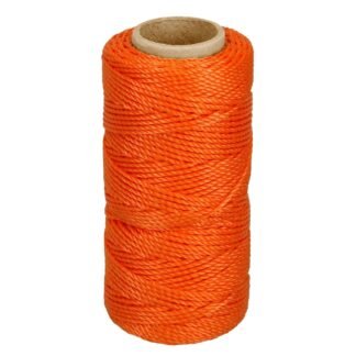 Carrete con 65 m de hilo para albañil naranja, Truper HIL-65N