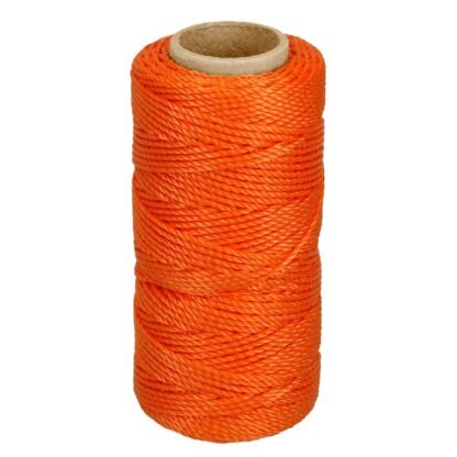 Carrete con 65 m de hilo para albañil naranja, Truper HIL-65N