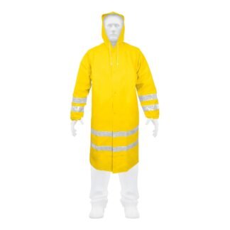 Gabardina impermeable doble capa con reflejante, M, Truper IM-REF-M