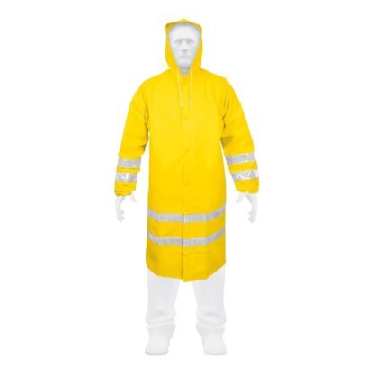 Gabardina impermeable doble capa con reflejante, M, Truper IM-REF-M