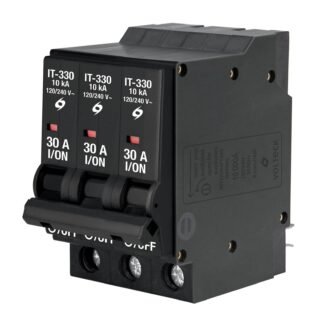Interruptor termomagnético 3 polos 30 A, Volteck IT-330
