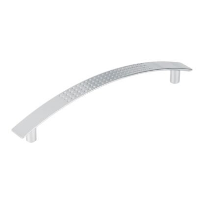 Jaladera de 128mm estilo 'Contempo' acabado níquel satinado JAL-0112