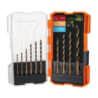Juego de 10 brocas HSS para metal en estuche, Truper Expert JBAV-10