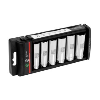 Juego 6 dados largos cuadro 1/2' std, Truper JD-1/2X6LP