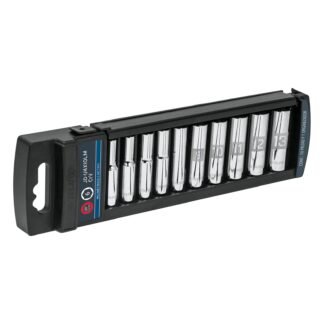 Juego de 10 dados largos cuadro 1/4' mm, Truper JD-1/4X10LM