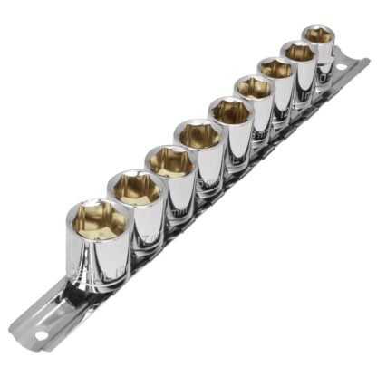 Juego de 9 dados cuadro 3/8' mm, Pretul JD-3/8X10MM-P