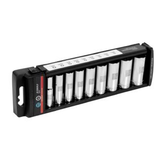 Juego de 9 dados largos cuadro 3/8' std, Truper JD-3/8X9LP