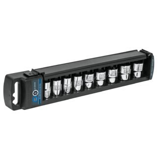 Juego de 9 dados cuadro 3/8' mm, Truper JD-3/8X9M
