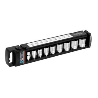 Juego de 9 dados cuadro 3/8' std, Truper JD-3/8X9P