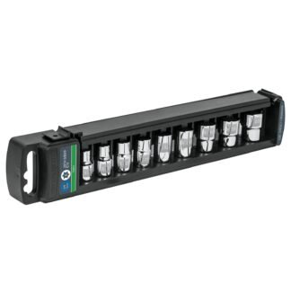 Juego de 9 dados cuadro 3/8' torx, Truper JDTH-3/8X9