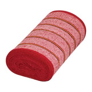 Rollo de 25 m de jerga sarga gruesa roja, Klintek JER-25R