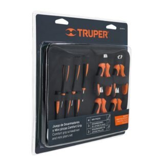 Juego 6 desarmadores de joyero y 4 mini pinzas Comfort Grip JGO-MP-DJ