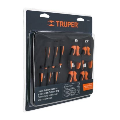 Juego 6 desarmadores de joyero y 4 mini pinzas Comfort Grip JGO-MP-DJ