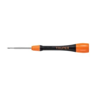 Desarmador de precisión de cruz PH0 mango ergonómico, Truper JOY-C0