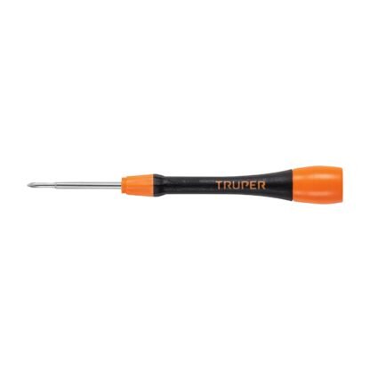 Desarmador de precisión de cruz PH0 mango ergonómico, Truper JOY-C0
