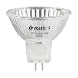 Lámpara de halógeno transp. 50 W tipo MR16 en caja, Volteck JR-50C