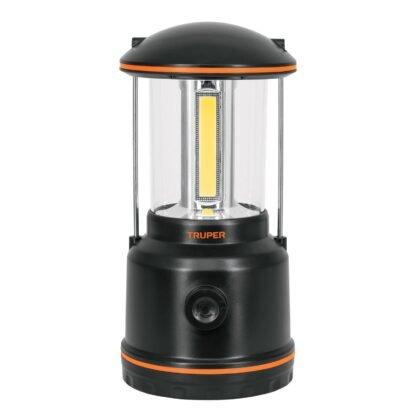 Linterna de LED para campamento, tipo farol, de Pilas 3 D LACA-3D