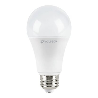 Lámpara LED tipo bulbo A19 14 W luz de día, caja, Volteck LED-100F