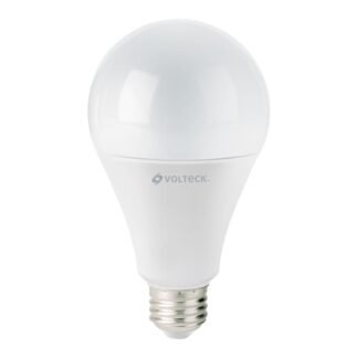 Lámpara LED tipo bulbo A19 18 W luz de día, caja, Volteck LED-125F