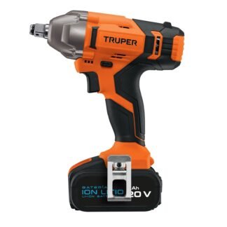 Llave de impacto inalámbrica 1/2' 20 V, profesional, Truper LIMI-20A