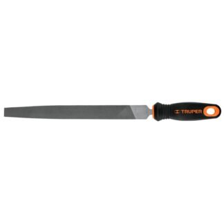 Lima plana bastarda 10' con mango doble inyección, Truper LPB-10T