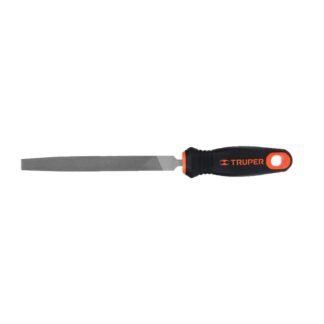 Lima plana bastarda 6' con mango doble inyección, Truper LPB-6T