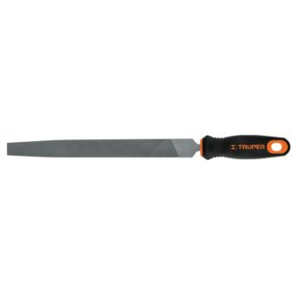 Lima plana muza 10' con mango doble inyección, Truper LPM-10T