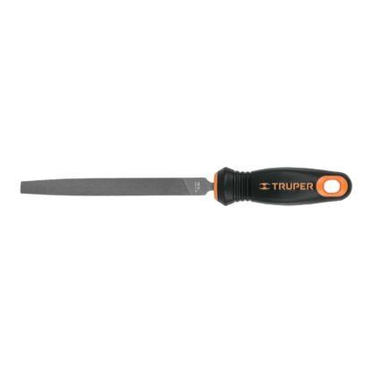 Lima plana muza 6' con mango doble inyección, Truper LPM-6T