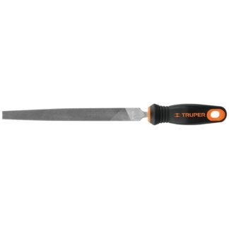 Lima plana muza 8' con mango doble inyección, Truper LPM-8T