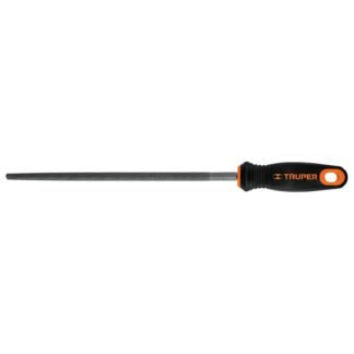 Lima redonda bastarda 10' con mango doble inyección, Truper LRB-10T