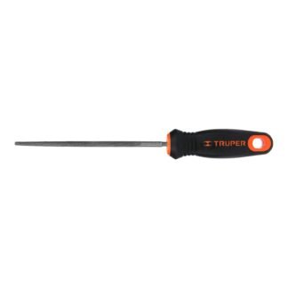 Lima redonda bastarda 6' con mango doble inyección, Truper LRB-6T