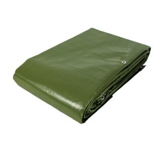 Lona uso rudo, verde olivo, 6 X 12 m, Truper Expert LT-612X