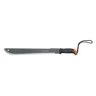 Machete doble filo 18', con correa, funda de cartón, Truper MACH-18