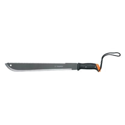 Machete doble filo 18', con correa, funda de cartón, Truper MACH-18