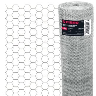 Rollo de malla hexagonal 45mx1.75 m calibre 20 abertura 38mm MAHE-3817
