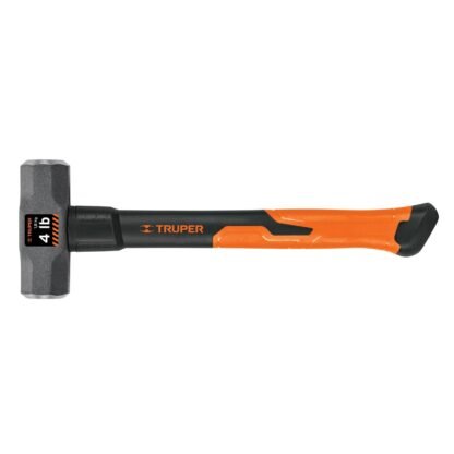 Marro octagonal 4 lb, mango de fibra de vidrio 14', Truper MD-4F