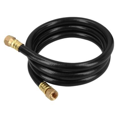 Manguera para gas 3/8' flexible negra de 1.5 m, con conexión MGAN-15