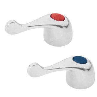 Juego de 2 manerales metálicos tipo palanca p/lavabo, Foset MM-700