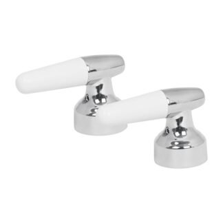 Juego de 2 manerales ABS/metal tipo cono para lavabo, Foset MM-900