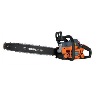 Motosierra 51 cc a gasolina con barra de 20', Truper MOT-5120