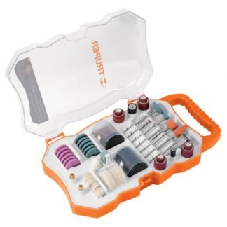 Kit con 121 accesorios para herramienta rotativa, Truper MOTO-KIT-121