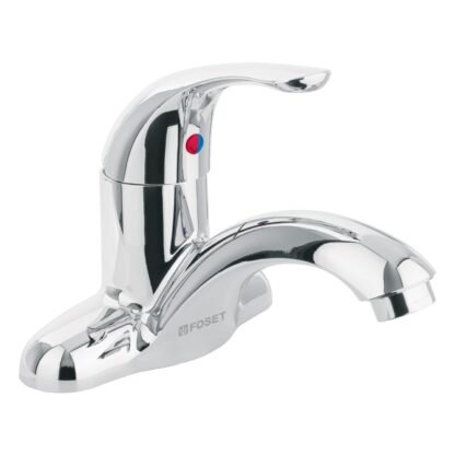 Monomando plástico para lavabo, nariz curva, Foset MP-419