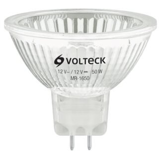 Lámpara de halógeno 50 W tipo MR 16 base GU5.3, Volteck MR-1650