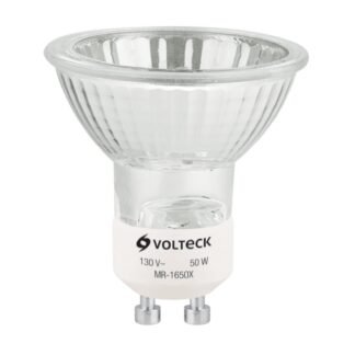 Lámpara de halógeno 50 W tipo MR 16 base GU10, Volteck MR-1650X