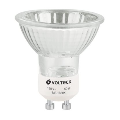 Lámpara de halógeno 50 W tipo MR 16 base GU10, Volteck MR-1650X