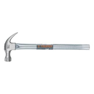 Martillo tubular pulido 16 oz uña curva, Truper MT-16
