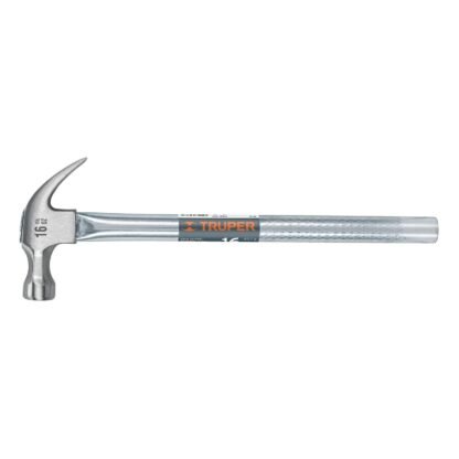 Martillo tubular pulido 16 oz uña curva, Truper MT-16