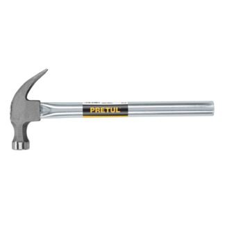 Martillo uña curva 16 oz, mango tubular, Pretul MT-16P